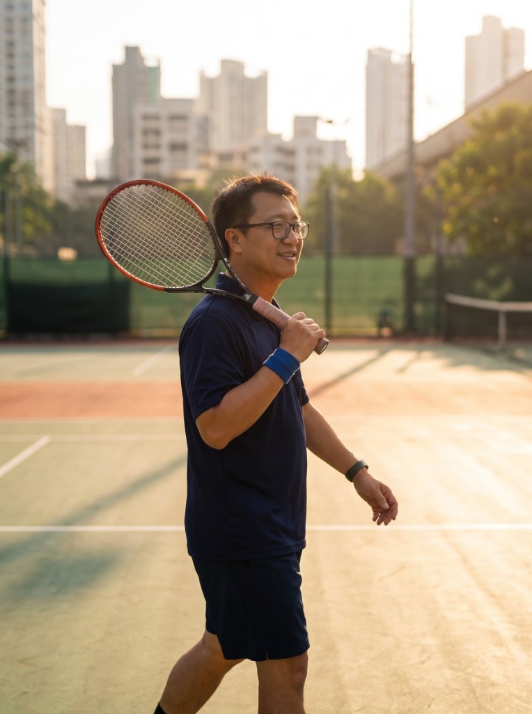教練 Richard 球場步行